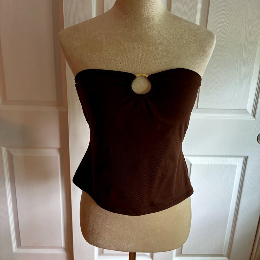 Merona Strapless Swim Top Size M